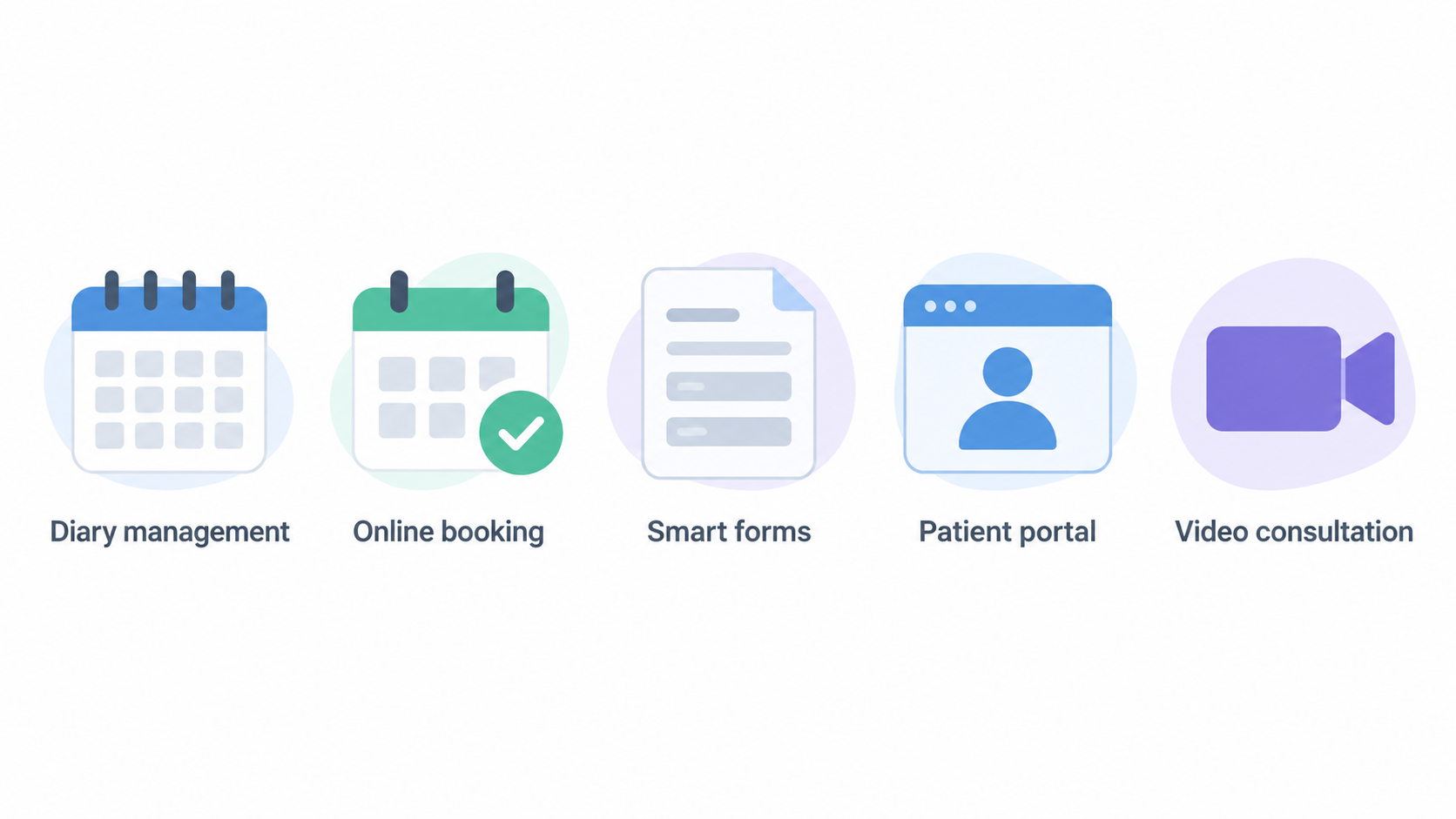 Show the professions WriteUpp lists as using its practice-management software.
